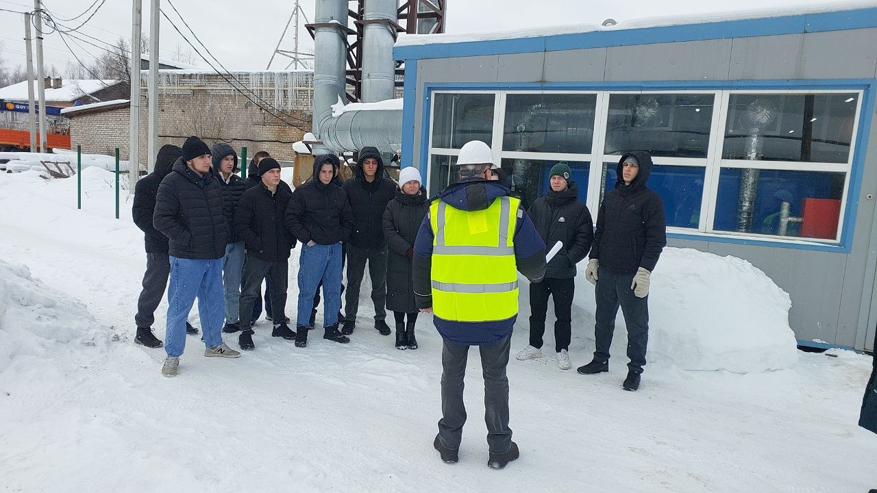 Для студентов Вельского техникума провели экскурсию по современной газовой котельной 