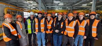 Для студентов Вельского техникума провели экскурсию по современной газовой котельной 