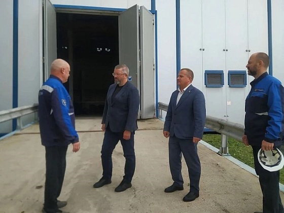 Первый зампред председателя правительства Архангельской области Д. В. Рожин посетил энергообъекты в Вельске